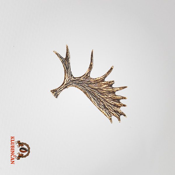 Odznak zo zliatiny – Los – hlava